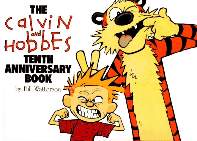 The Calvin and Hobbes Tenth Anniversary Book cover